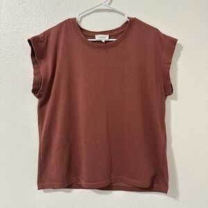 Bohme Women's Sleeveless Top in Warm Brown
